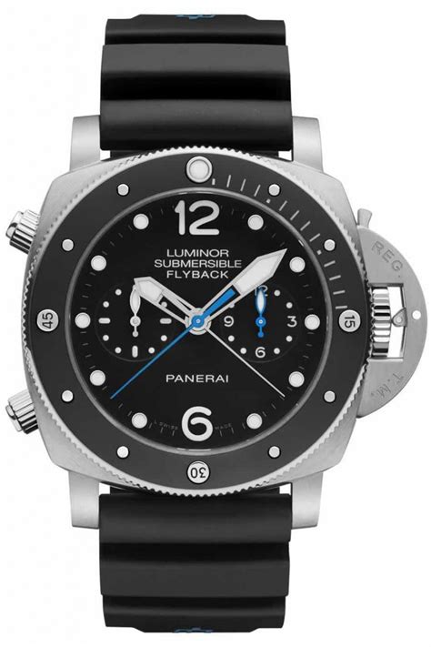 panerai submersible flyback replica|genuine panerai watch.